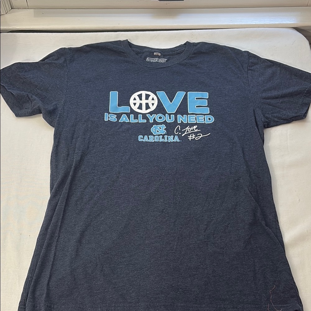 UNC Navy Tee- - All You Need is Love - Caleb Love shirt